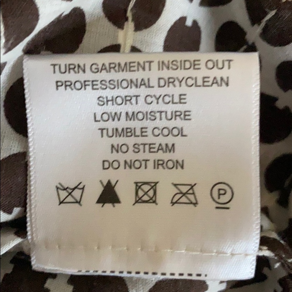TORY BURCH Shirt Embellished Long Sleeved Size 6 - Picture 7 of 13